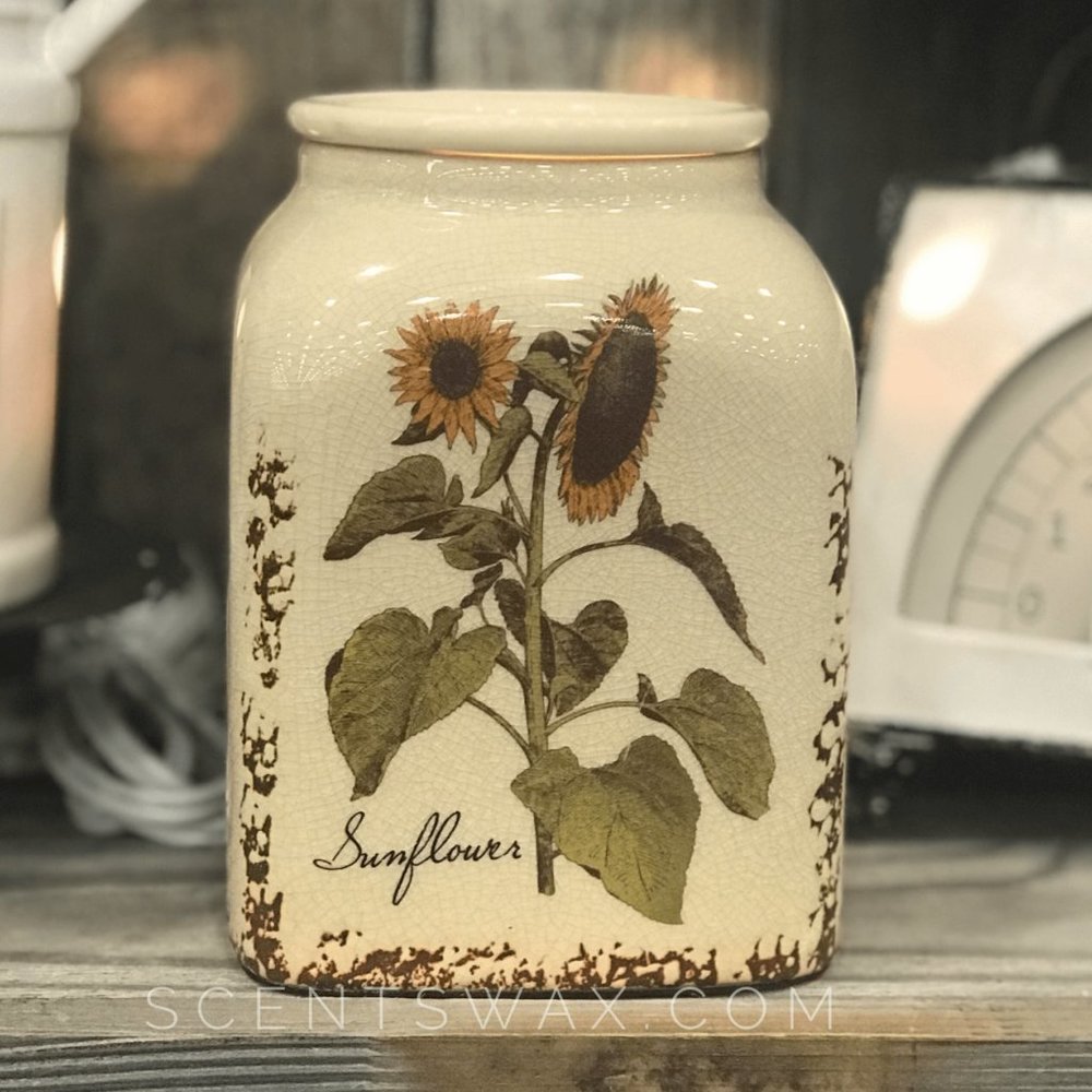 Rustic Sunflower Scentsy Warmer NIB